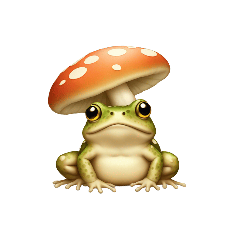 絵文字：Toad + Mushroom