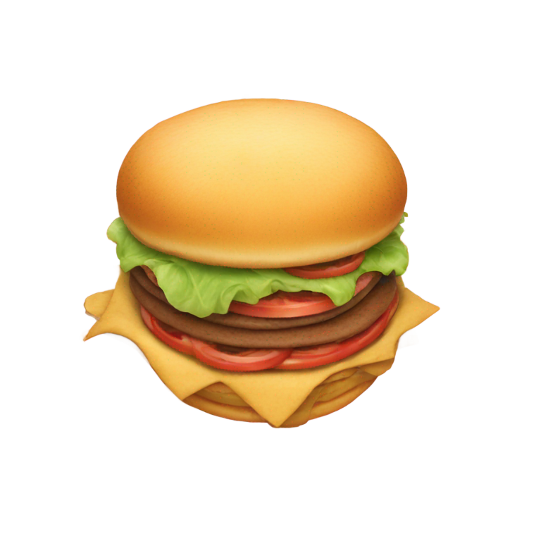 絵文字：whoopie cushion not burger