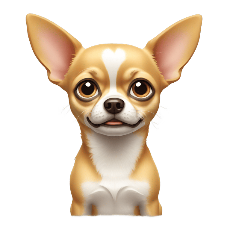 genmoji : shrugging chihuahua