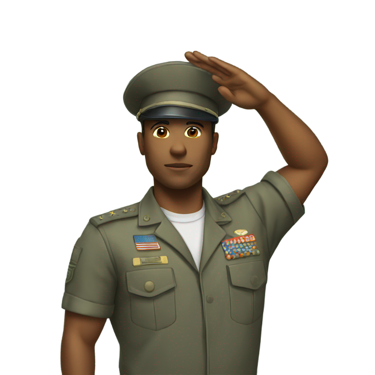 genmoji: Salute