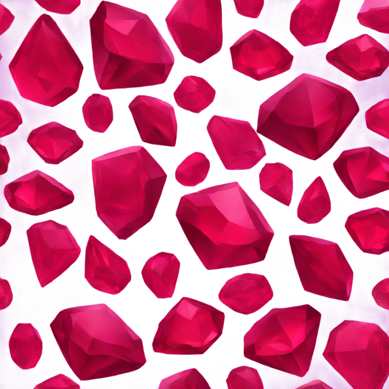 絵文字：ルビーの宝石