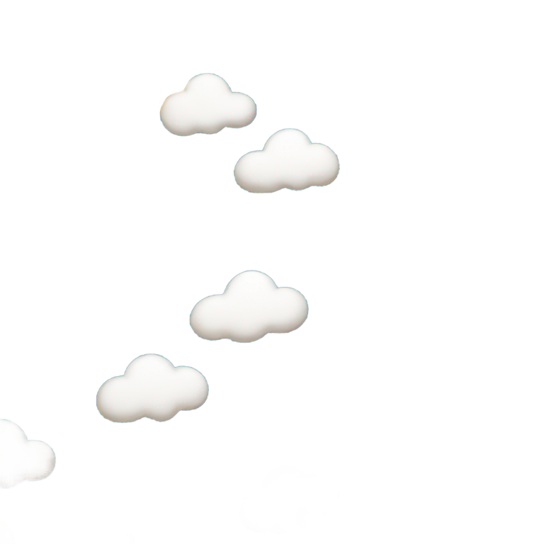 絵文字：クッキーが降る雲