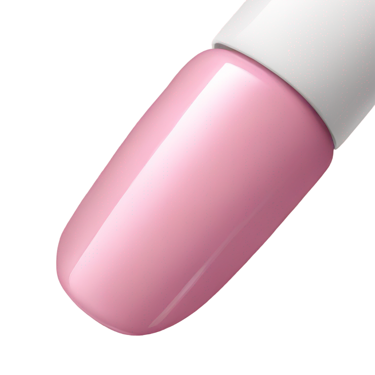 絵文字：Nail polish light pink