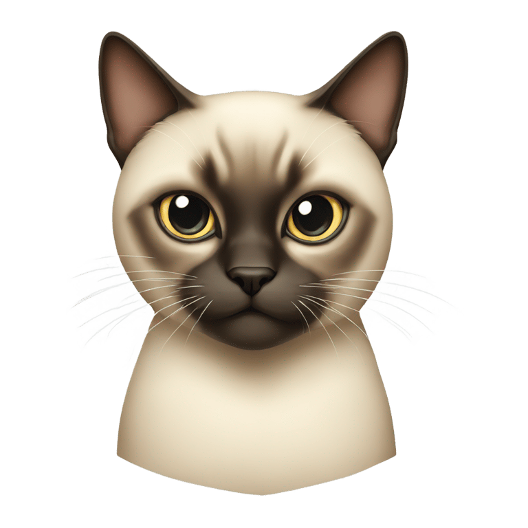 genmoji：缅因猫生气的脸
