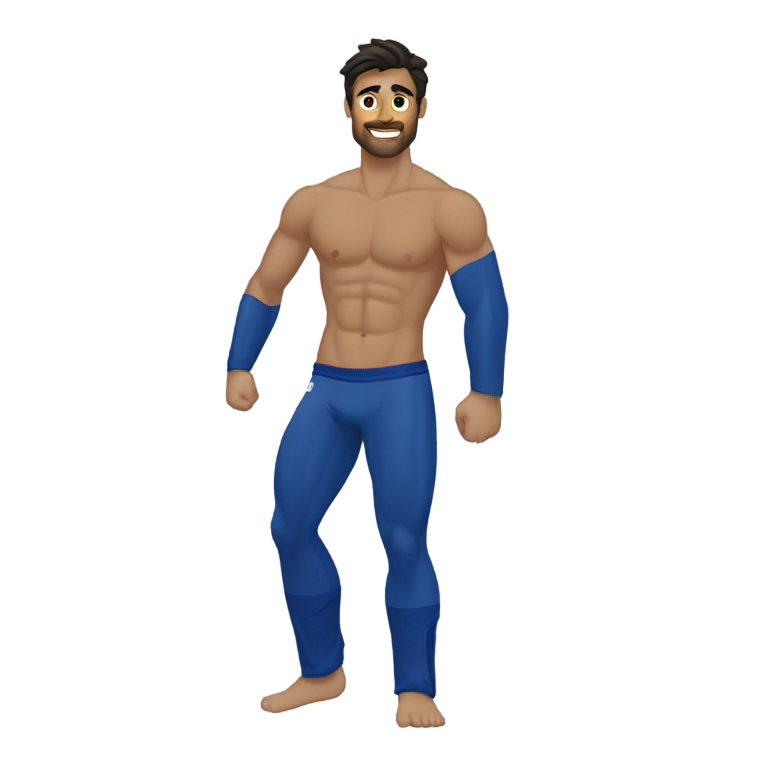 genmoji：克里斯·温多尔斯基赤膊穿裤子