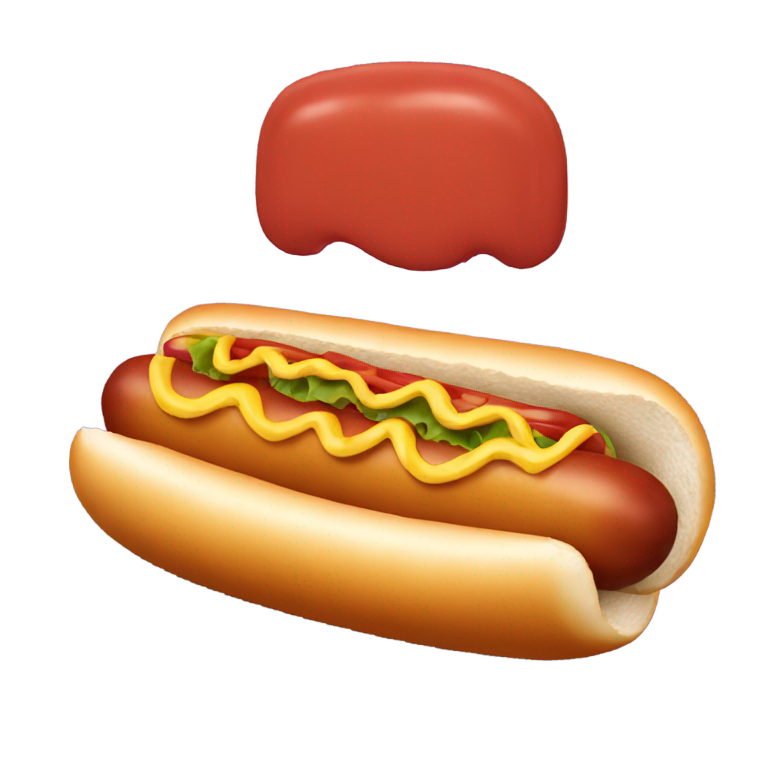 絵文字：ビッグバイトホットドッグ