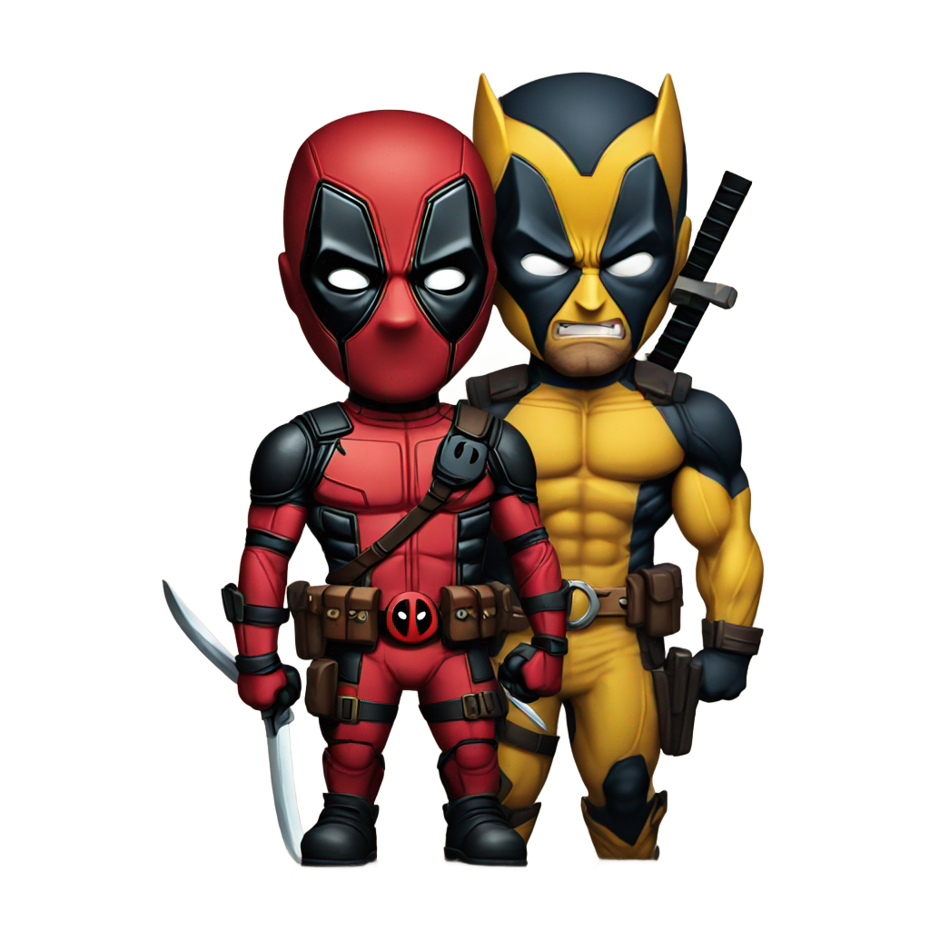 絵文字：deadpool and wolverine