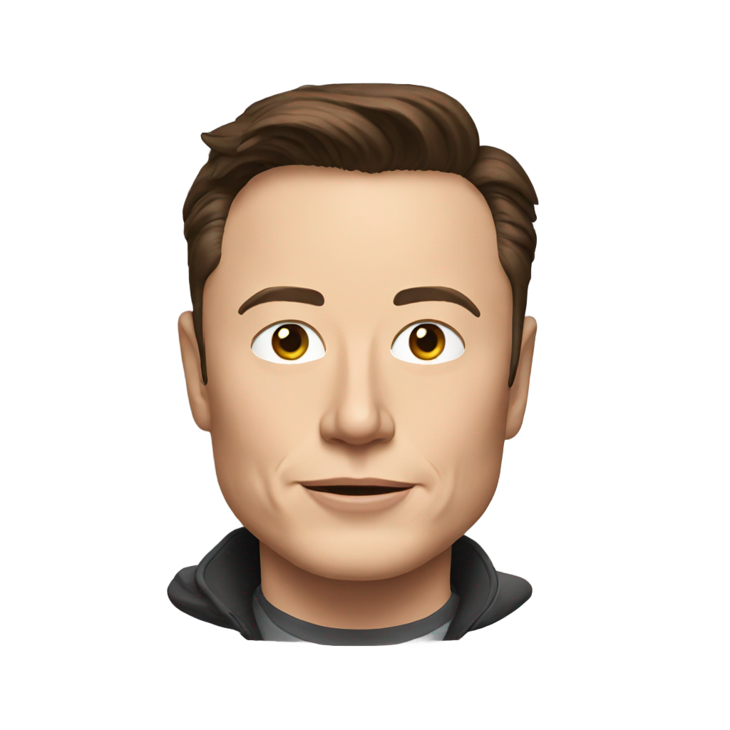 genmoji: Elon Musk