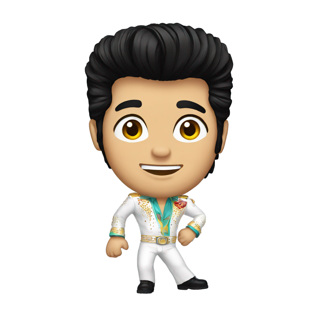 絵文字：Elvis