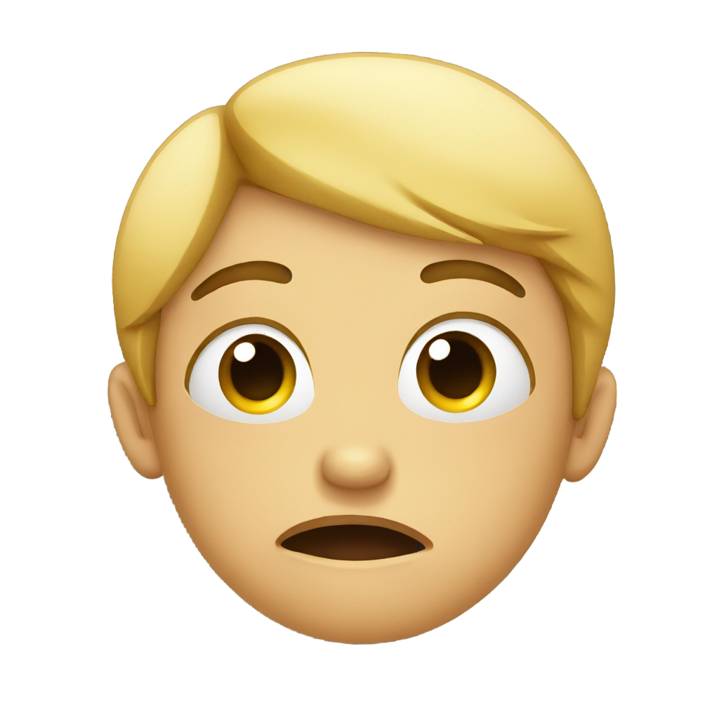 genmoji : face holding back tears