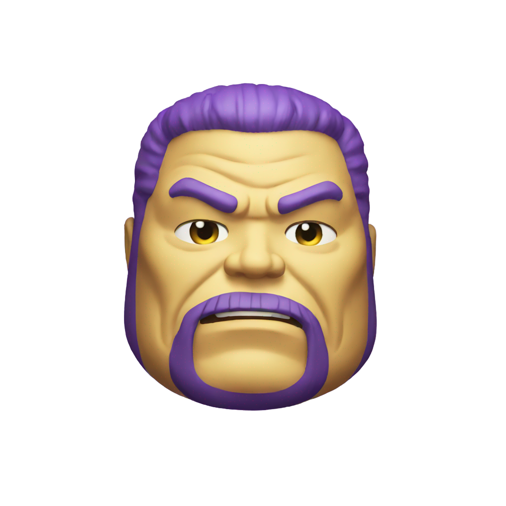 prompt: Fat thanos