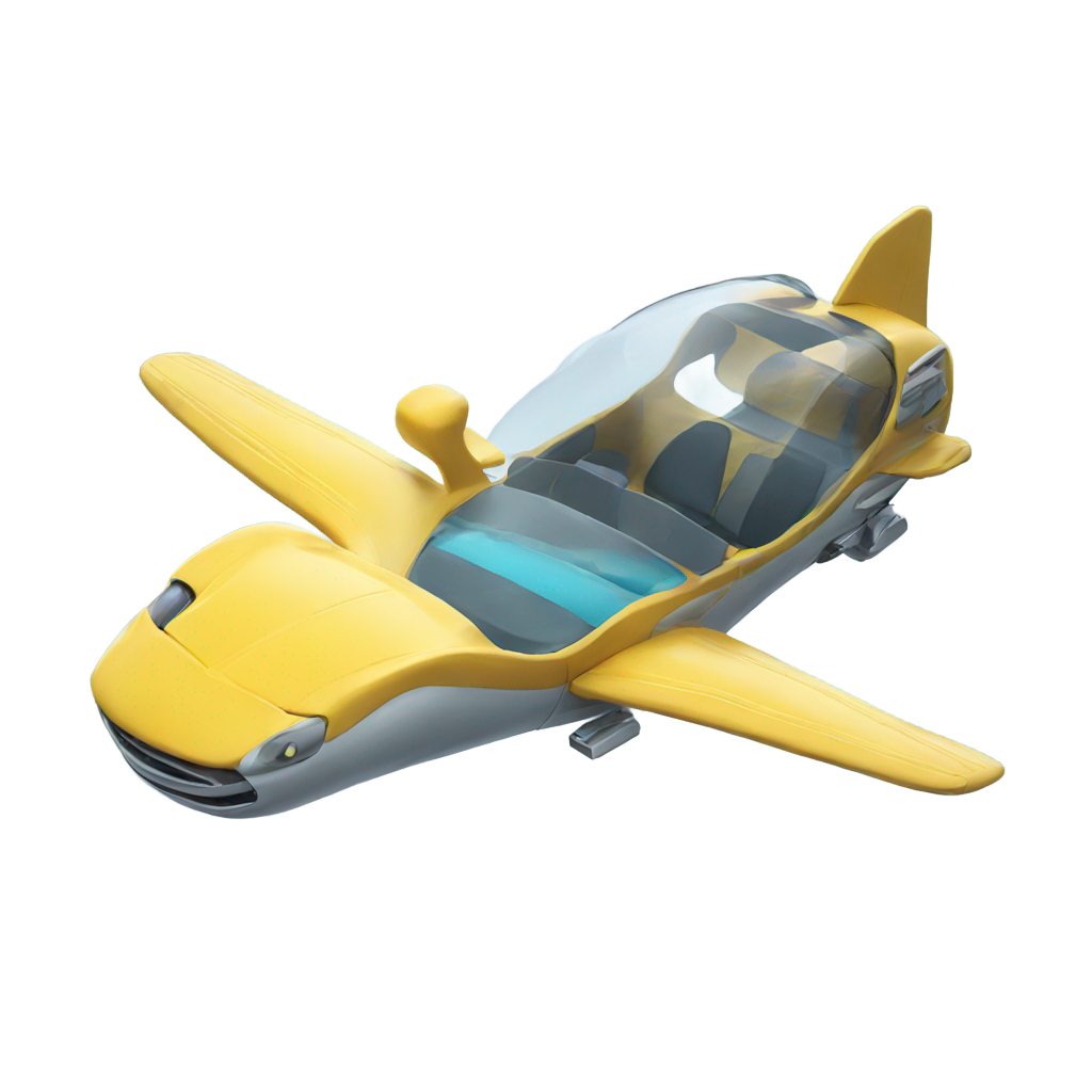 genmoji: Flying, swimming car