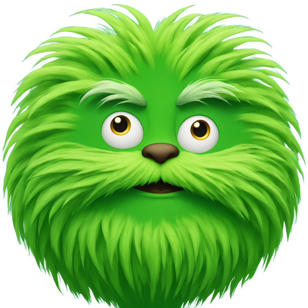 genmoji: Green Lorax