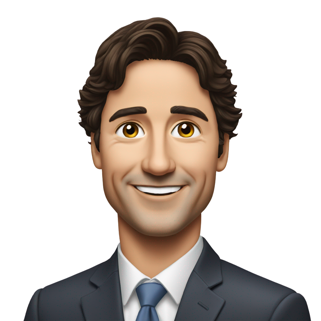 genmoji: Justin Trudeau