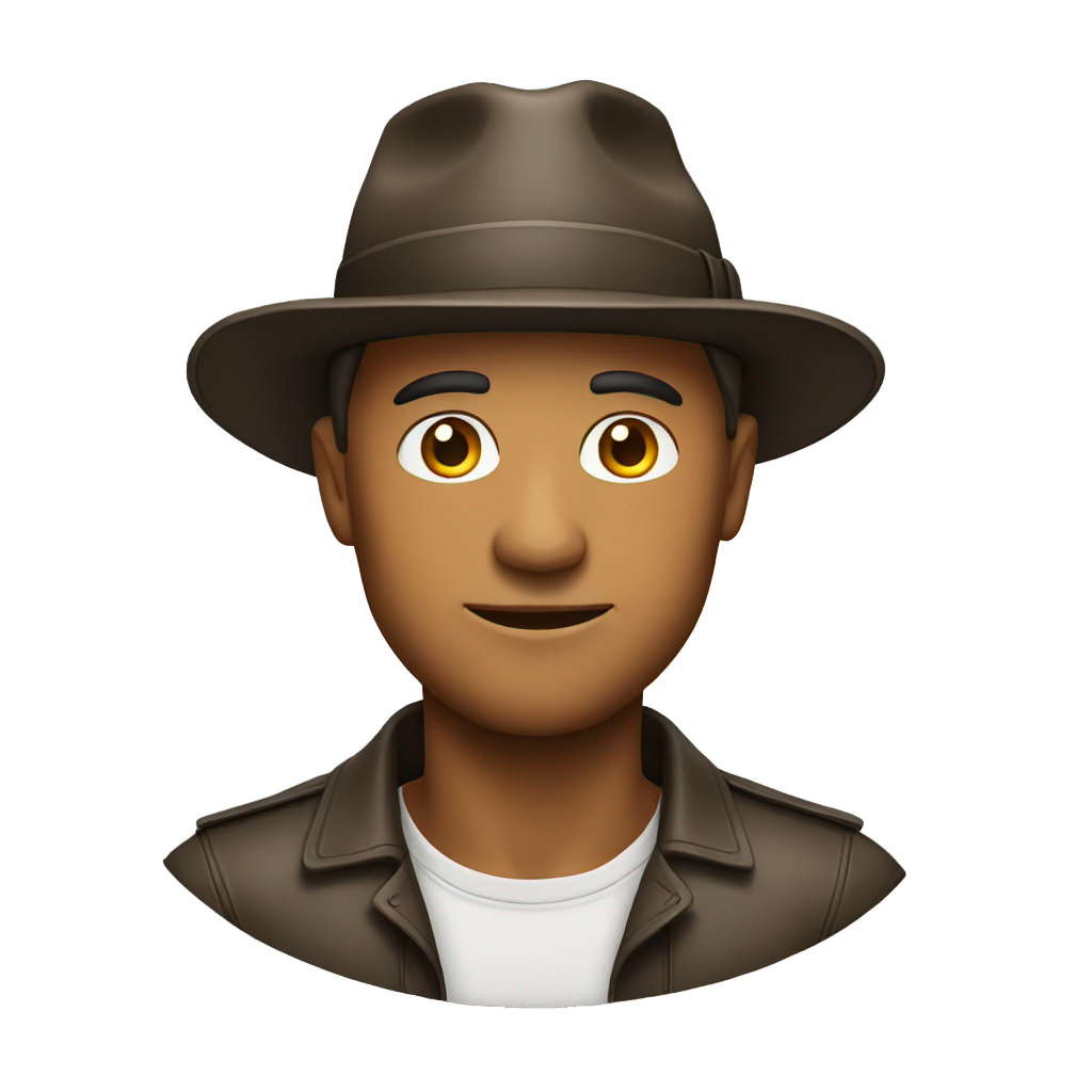 genmoji: man with hat