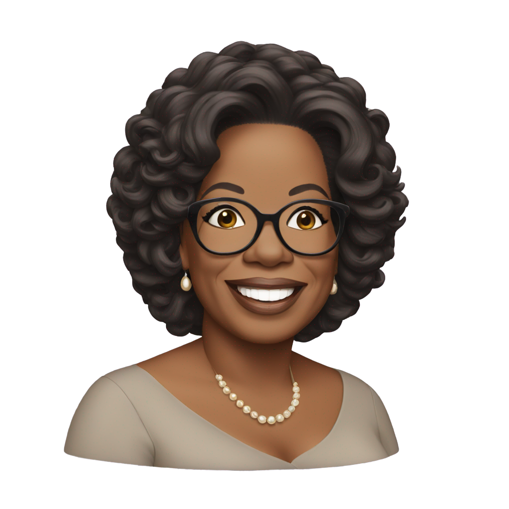 genmoji: Oprah Winfrey