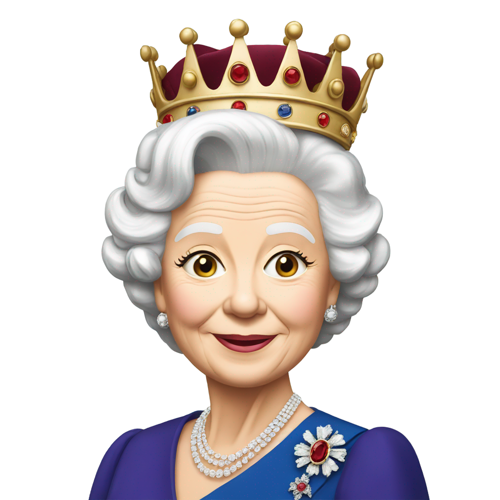 genmoji: Queen Elizabeth 2nd