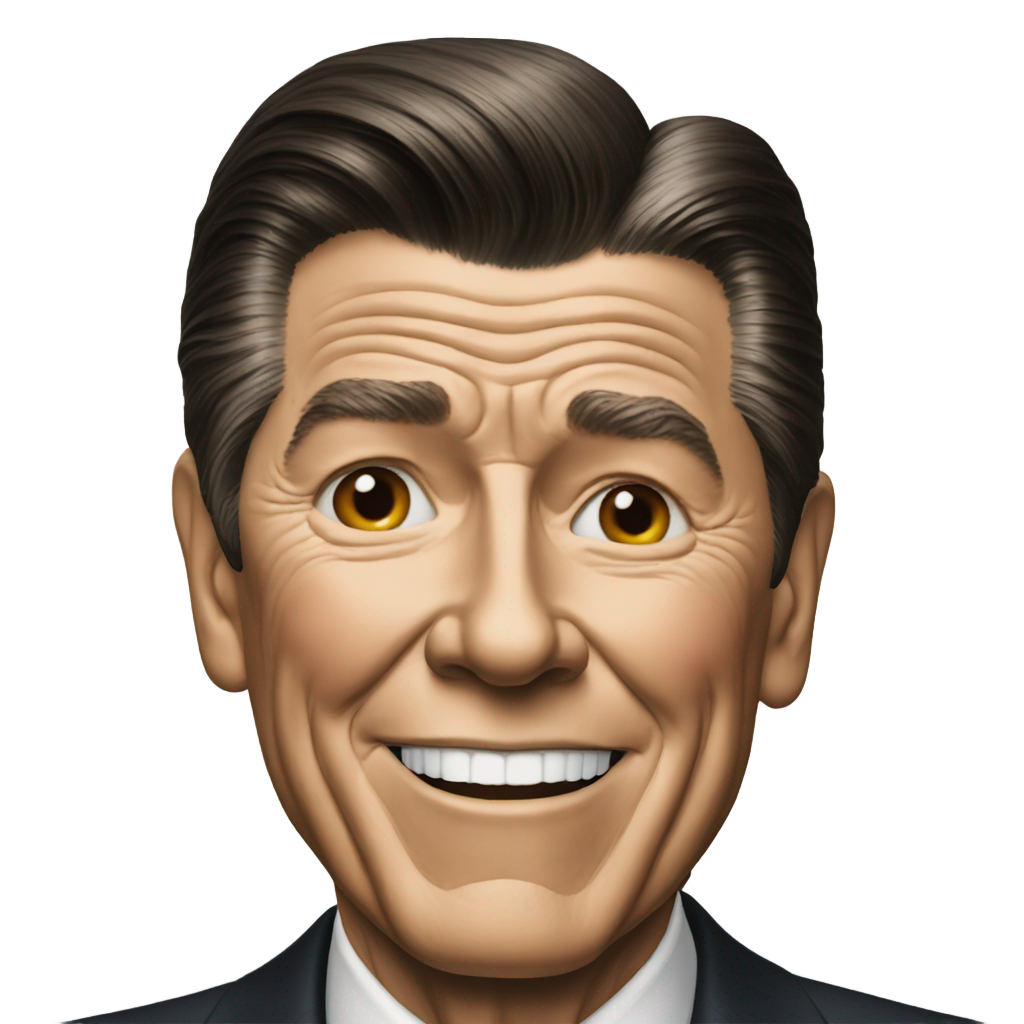 絵文字：Ronald Reagan