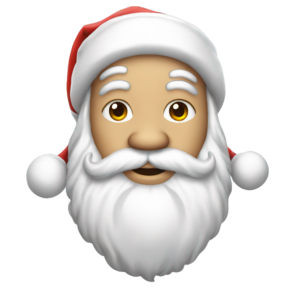 genmoji: Santa Claus