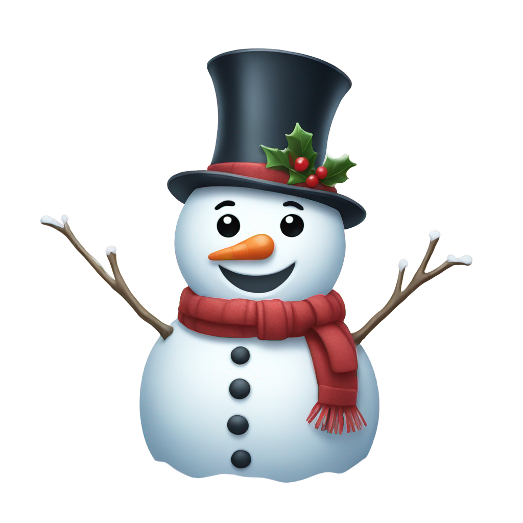 genmoji: snowman icon