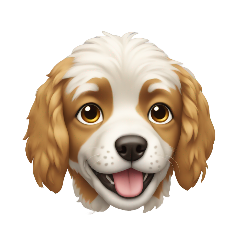 genmoji : Vibing dog